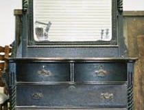 Antique American Oak Dresser - Before