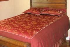 Antique American Oak Bed - After