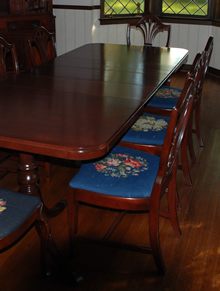 Refinished table and chair set