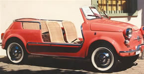 Fiat Jolly car seat restoration